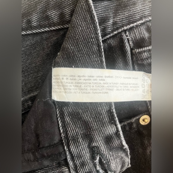 ZARA Dark Grey Straight Leg Jeans - Picture 6 of 6